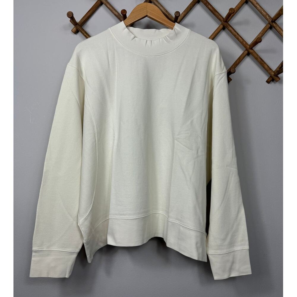 Vince Cotton Pullover in Bone Size XXL